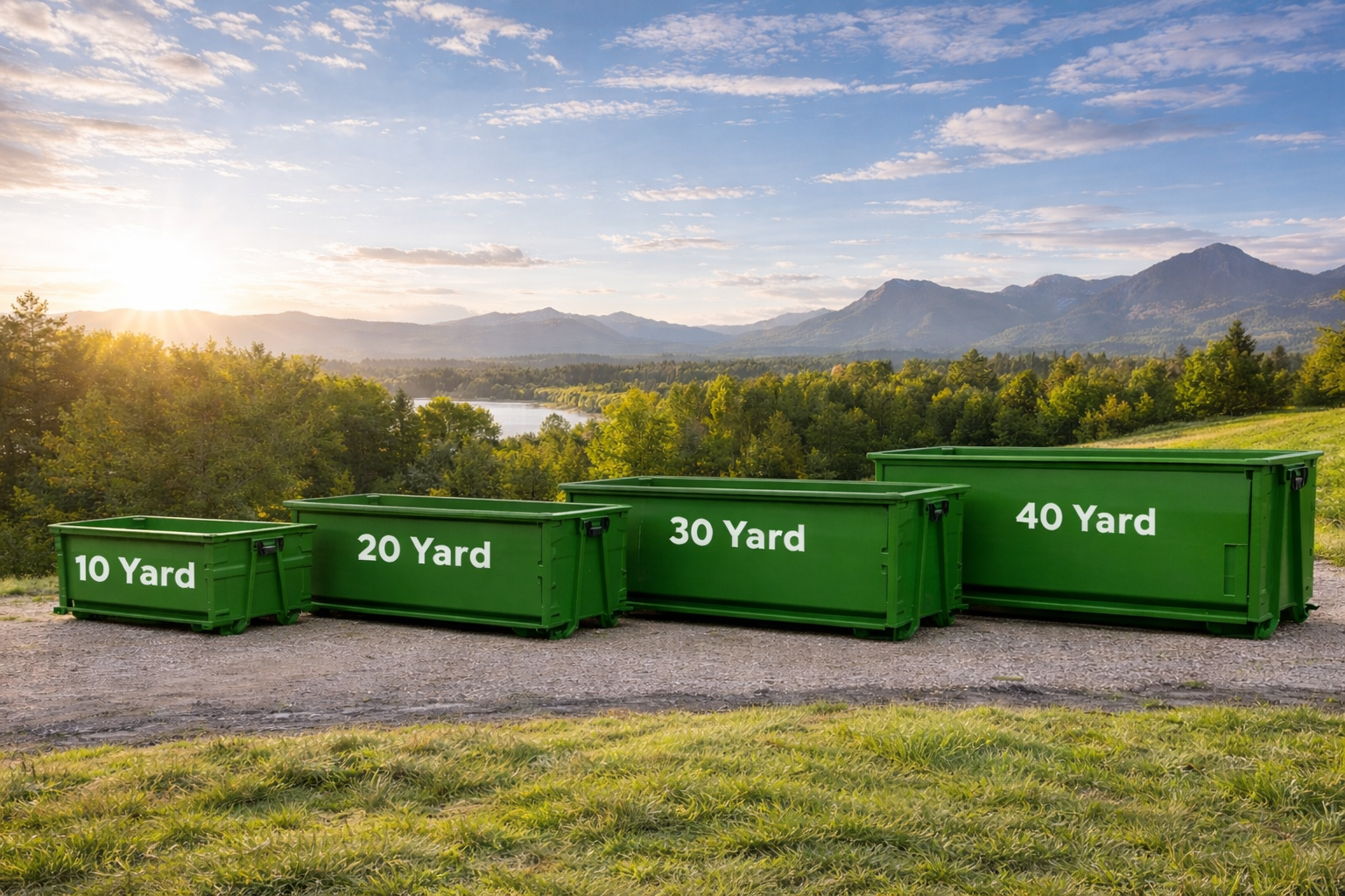 Roll-off containers - 10, 20, 30, and 40 yard dumpsters